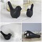 Small Animal Statues Home Decor Modern Style Black Decorative Ornaments for Living Room, Bedroom, Office Desktop, Cabinets…